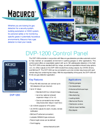 Thumbnail of document Data Sheet - DVP-1200