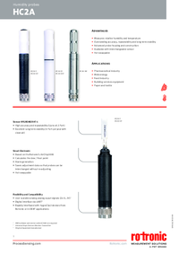 Thumbnail of document Data Sheet - HC2A-SH