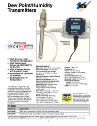 Thumbnail of document Data Sheet - HX200HD