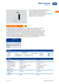 Thumbnail of document Data Sheet - Medienkonverter
