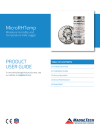 Thumbnail of document Manual - MicroRHTemp